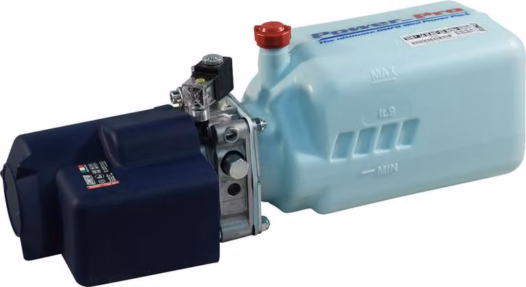 OMFB Idraulica Unità compatta DC24V-3KW Serbatoio in plastica, pompa idraulica 14790700192