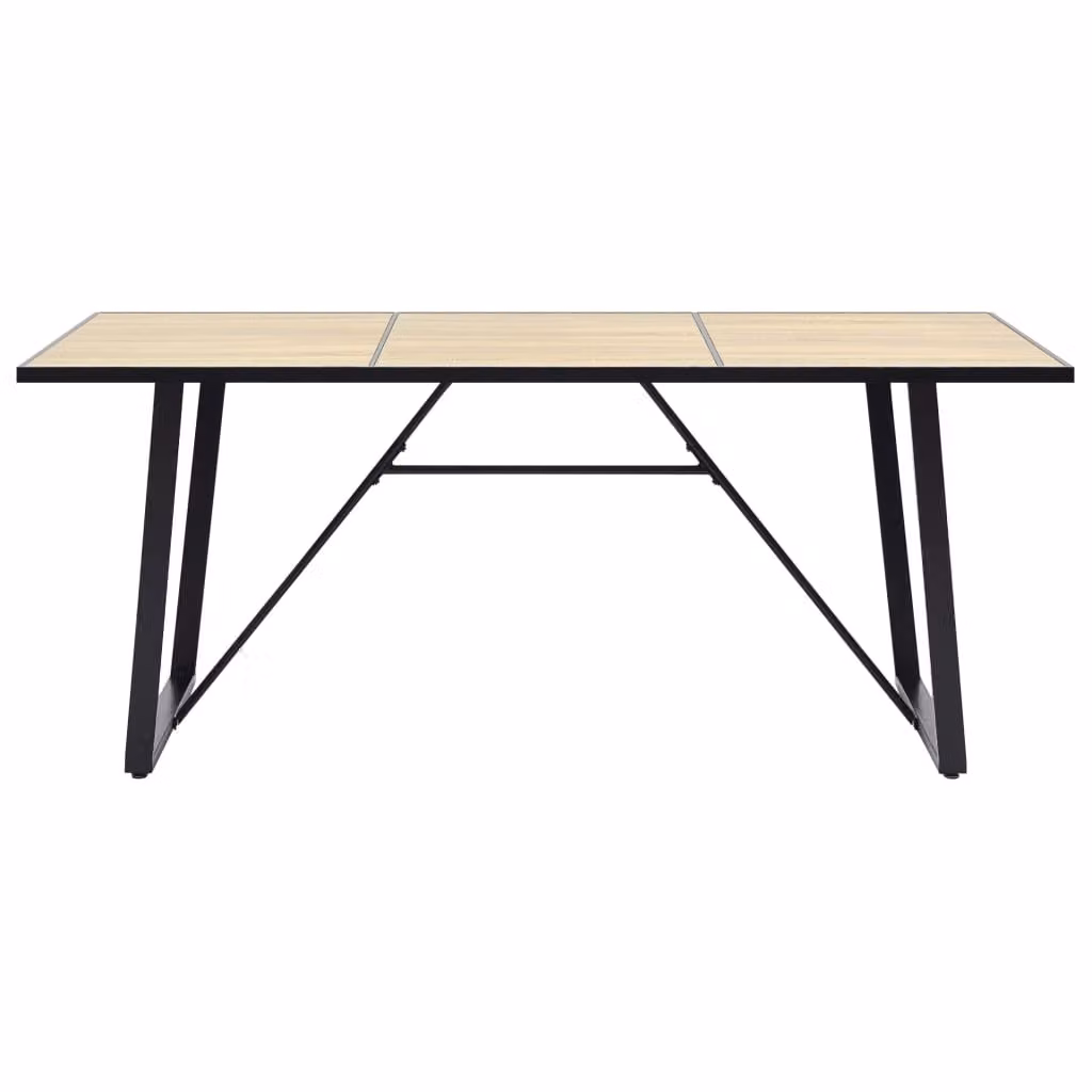 SYFAX™ Tavolo da Pranzo Rovere 200x100x75 cm in MDF