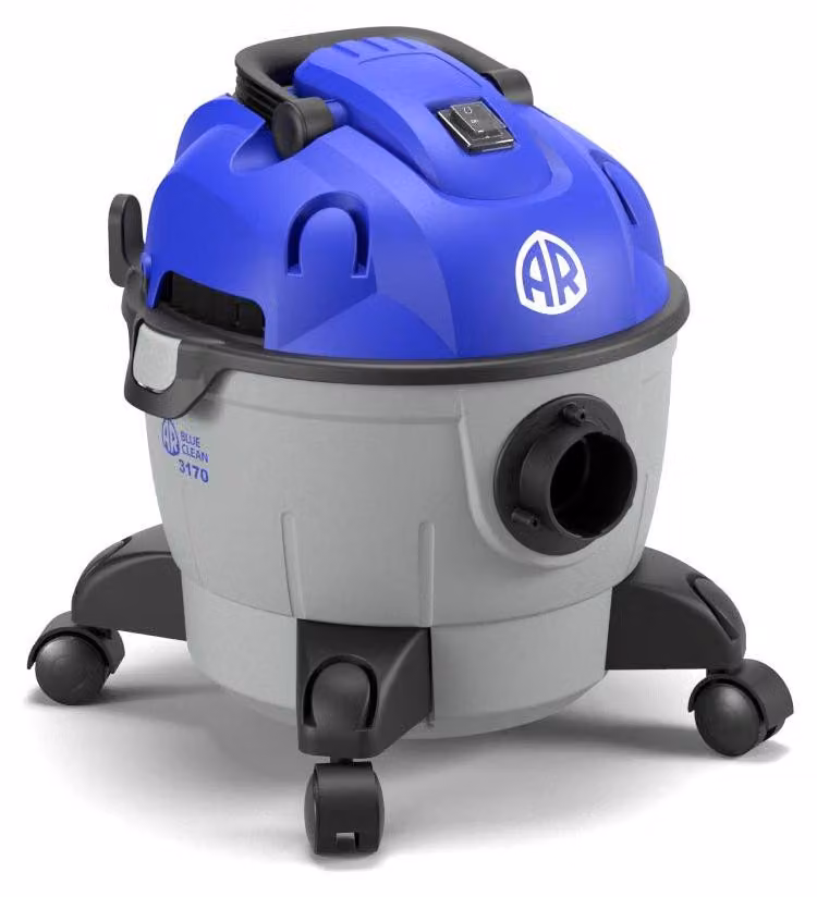 Aspirapolvere compatto - 1200 W di potenza - capacità di 15 litri - colore blu-grigio