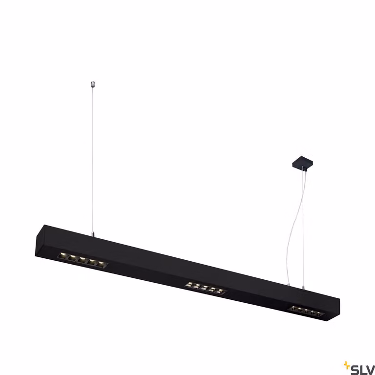Q-LINE PD, lampada a sospensione LED per interni, 1 m, BAP, nero, 4000K