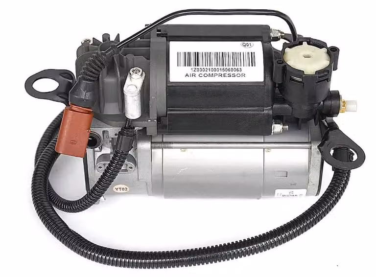 Compressore per sospensioni pneumatiche - Modello A8 D3 4E - Per motori diesel V10/V12 - Codice OEM: 4154031200 - Codici compatibili: 4E0616007C, 4E0616005E, 4E0616005G