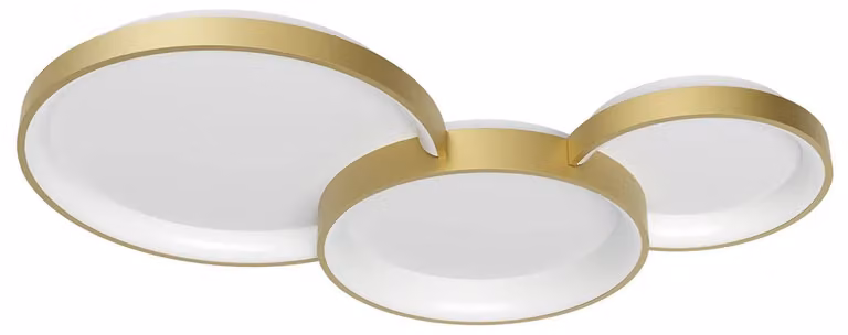 COMBI PL LED – Diametro 54,5, profondità 105, altezza 10 cm - Colore oro