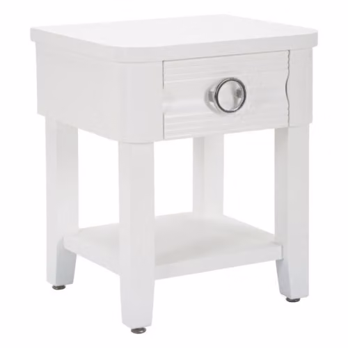 Comodino dalle linee essenziali SHINE cm 45X40X54 Mauro Ferretti