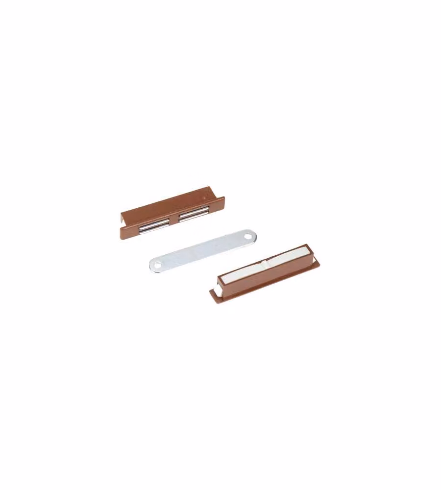 Chiusura Magnetica Incasso Senza Fori Viti Marrone