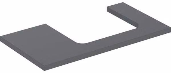 Geberit ONE Plan de lavabo, découpe à droite, 90x3x47 cm, 505.323.00.3, 505.323.00.3