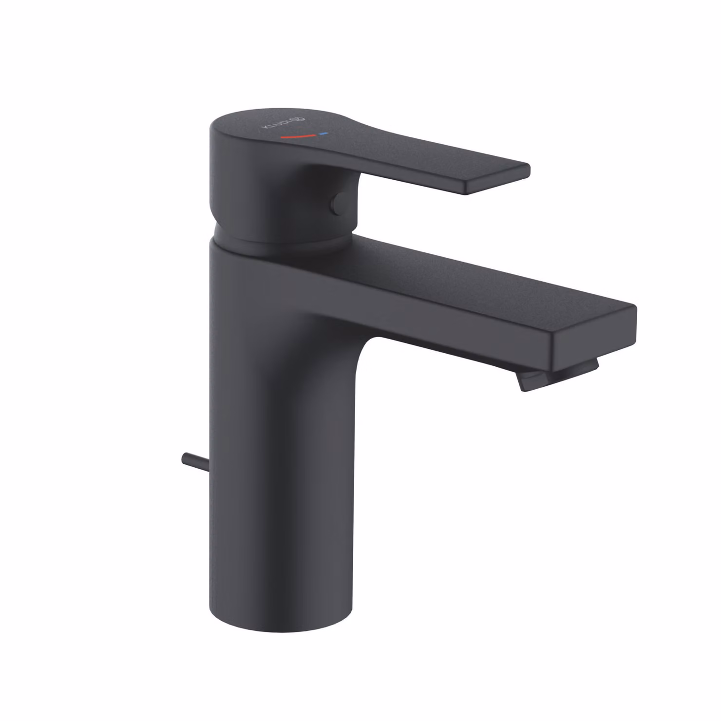 KLUDI ZENTA SL Mitigeur monocommandé pour lavabo, hauteur de bec 100mm, EcoPlus, 482933965, 482933965