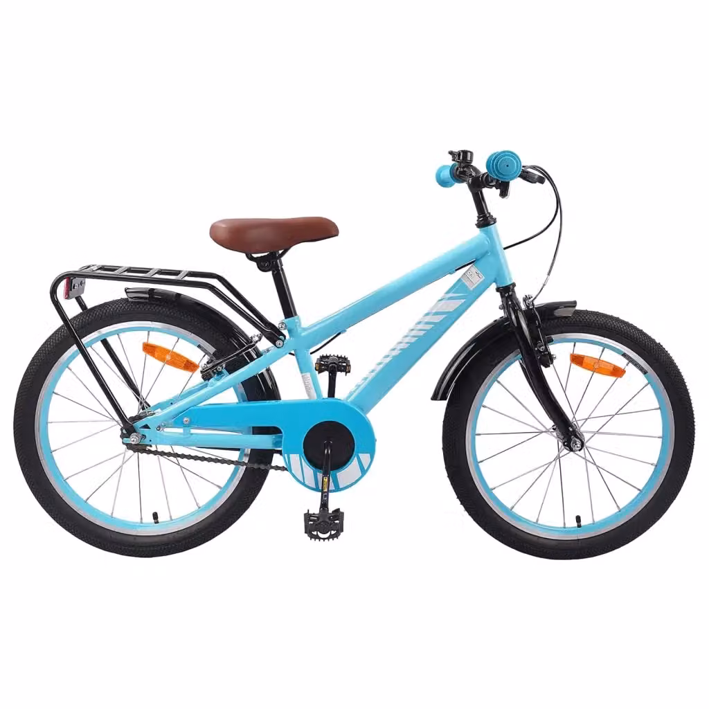 Bicicletta per bambini da 20 pollici in metallo e gomma, colore blu – 2