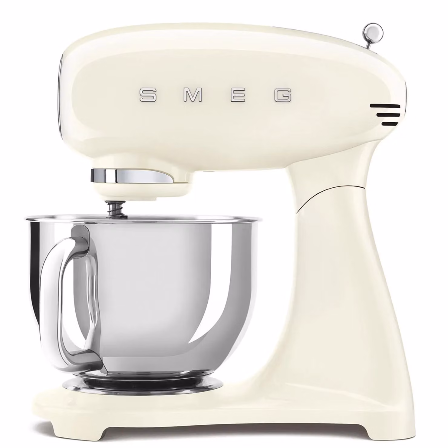 Smeg Impastatrice Full Color 50's Style, panna lucido - SMF03CREU (FINE SERIE)