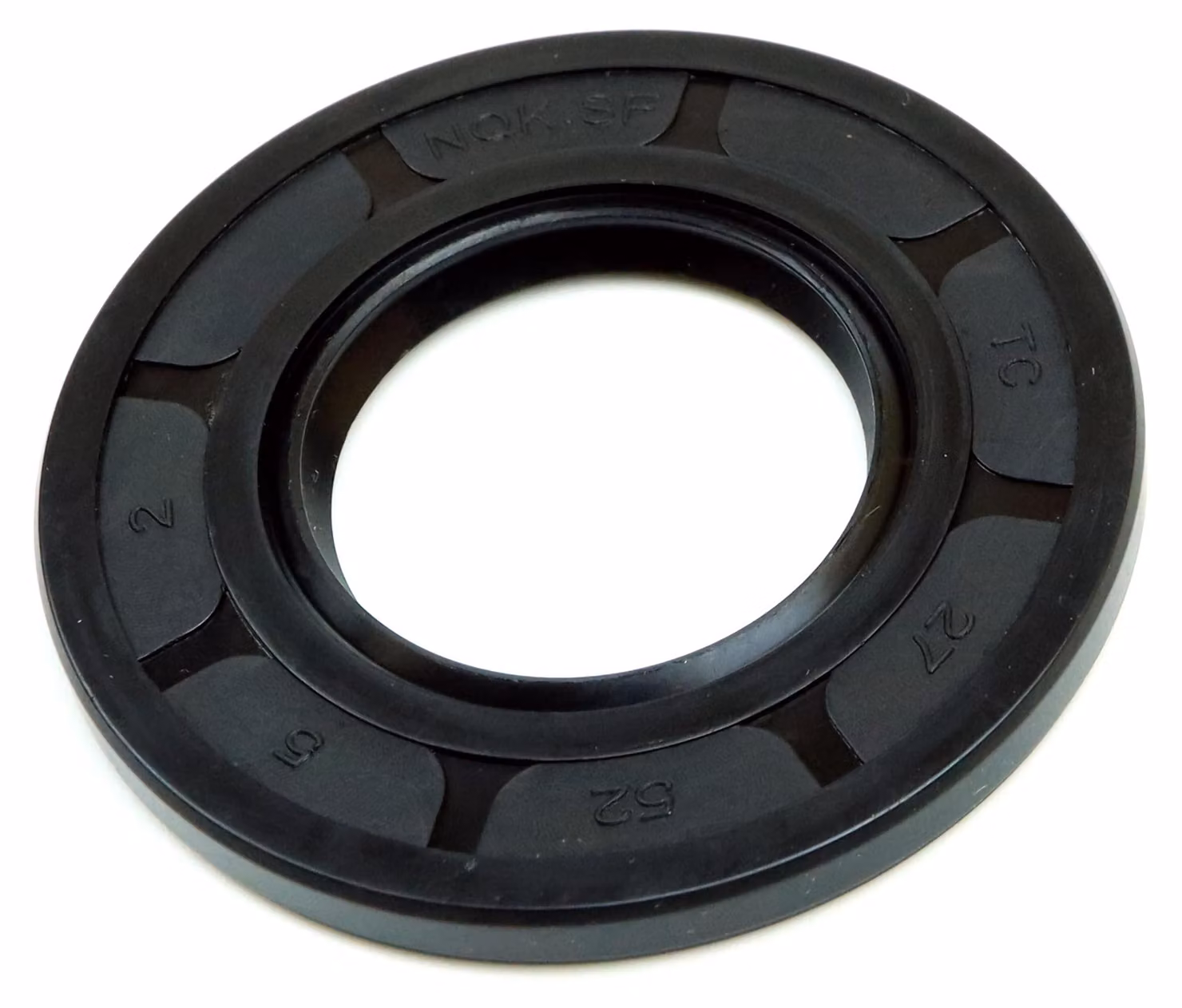 Guarnizione radiale per albero, 27x52x5 mm, in NBR70, conforme alla norma DIN 3760