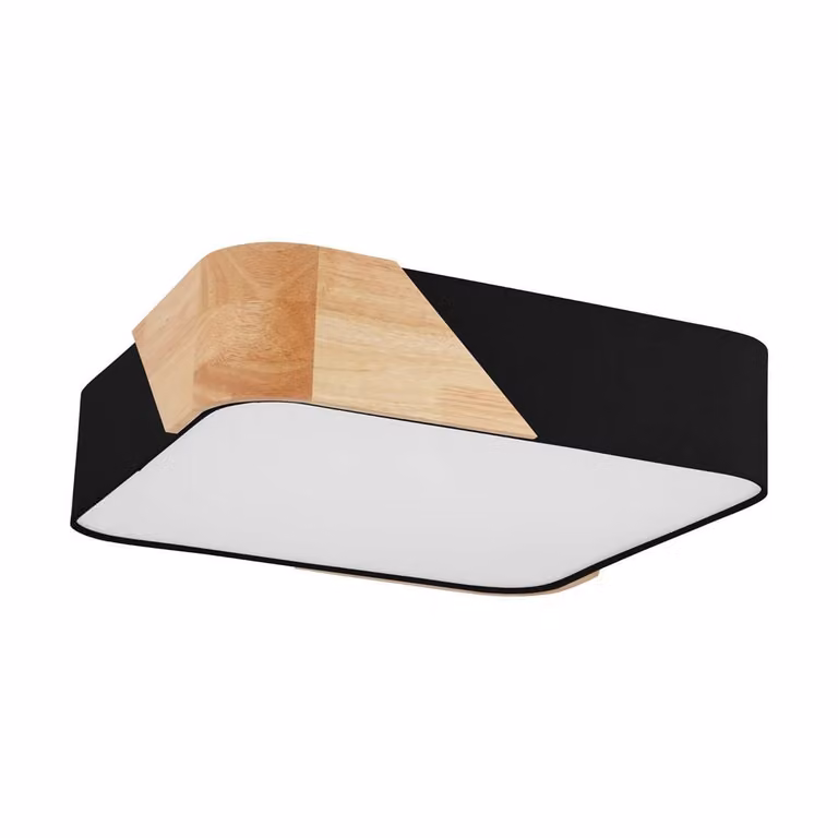 EGLO Grimaldino, 2 lampadine, E27, nero, marrone