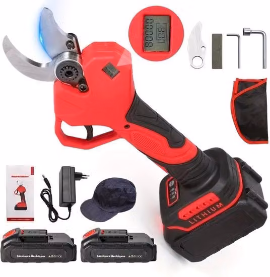 Snoeischaar elettrica - 21V - 1000W - Display digitale - Senza asse a spazzola