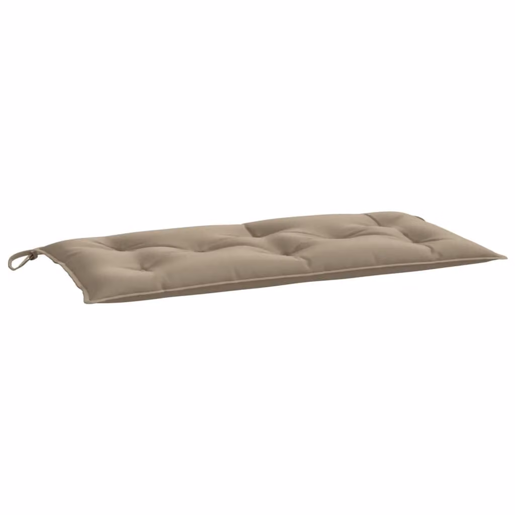 Cuscino per Panca Tortora 110x50x7 cm in Tessuto Oxford
