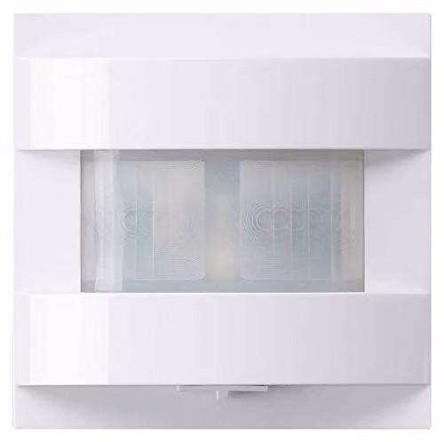 Sensore di movimento KNX standard, 2,20 m, interruttore a pulsante, bianco puro 2041112