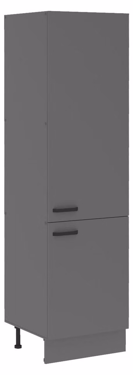 Mobiletti da cucina NESSA, altezza 60 cm, colore antracite. Ideale per composizioni di cucine lineari, blocchi cucina o cucine componibili