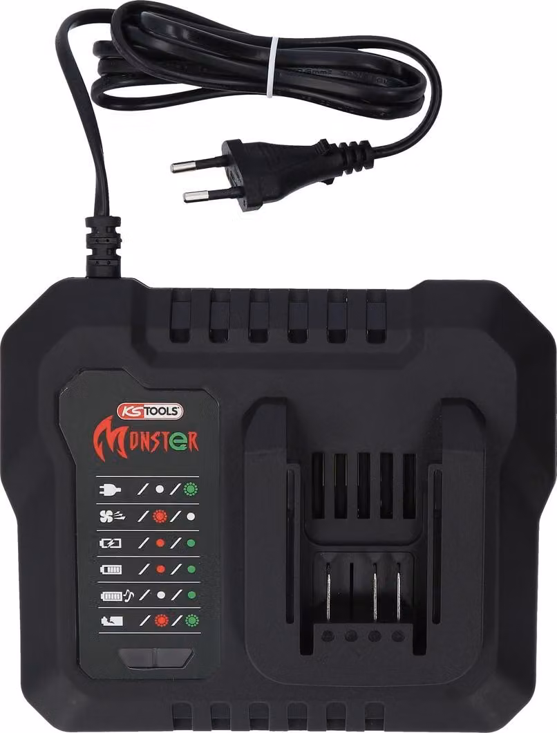 KS TOOLS eMONSTER caricabatterie rapido 8 A - 515.6080