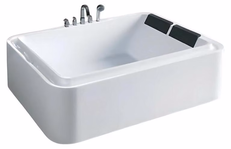 Massagewanne Hydromassagewanne Whirlpool Wellnesswanne Designwanne 180x110 cm
