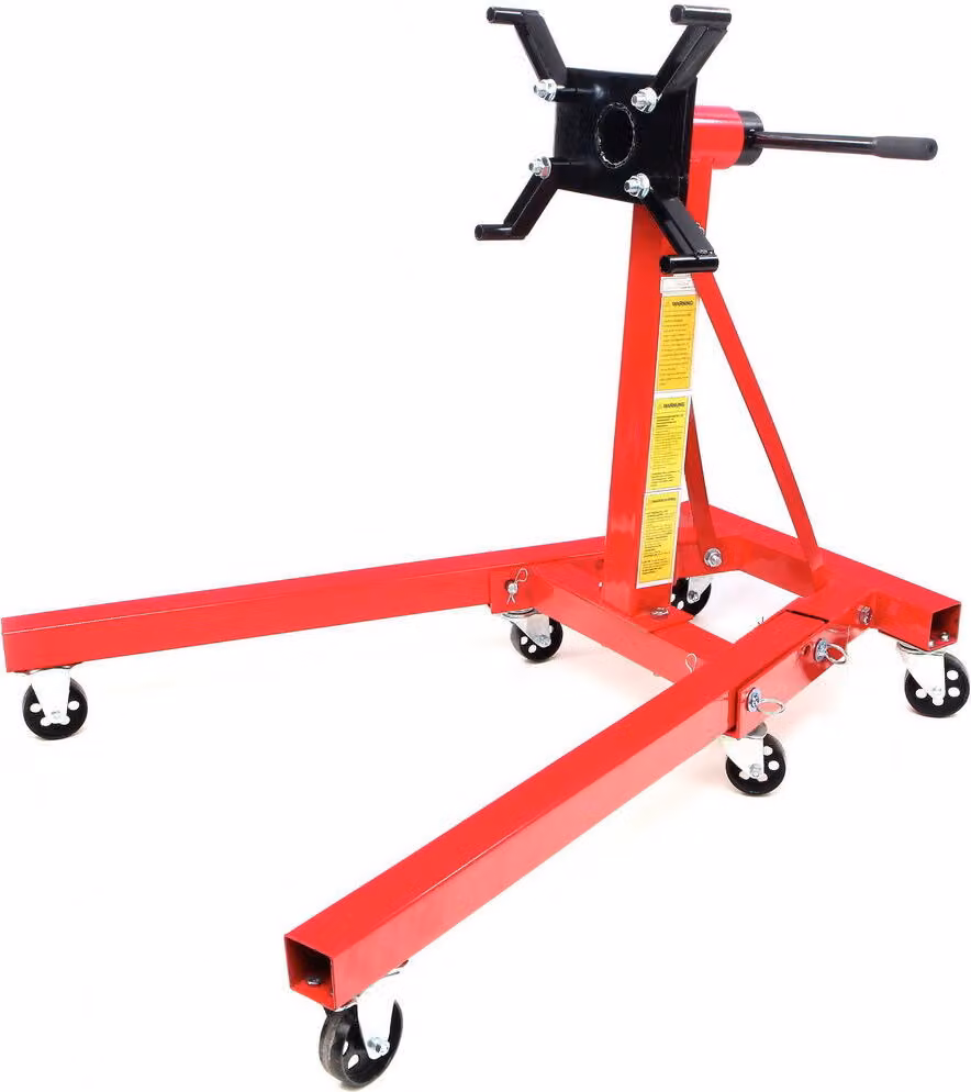 Supporto per motore – facile da piegare – capacità di 900 kg – qualità professionale per officine