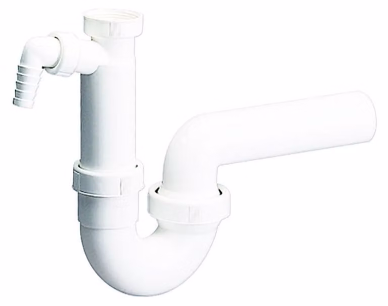 Dallmer Röhren-Siphon 100/1 m 1 Waschgeräte-Anschluss 11/2 xDN 50