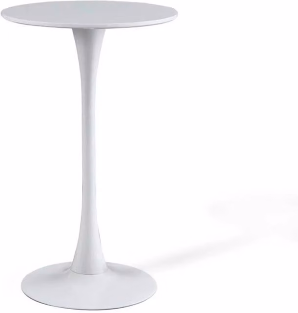 LÚZETE - TAVOLO ALTO SAN ANTONI Ø60 CM BIANCO