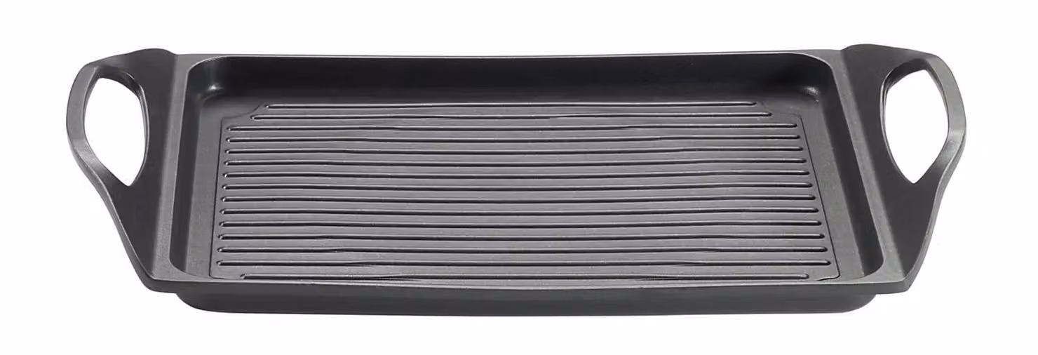 Piastra con grill, linea Pro, dim.45x27cm