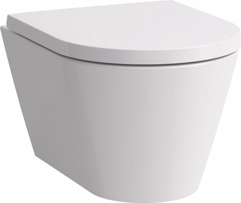 LAUFEN Kartell WC suspendu COMPACT, rinçage profond, sans rebord, 490x370x285mm, H8203330000001, H8203330000001