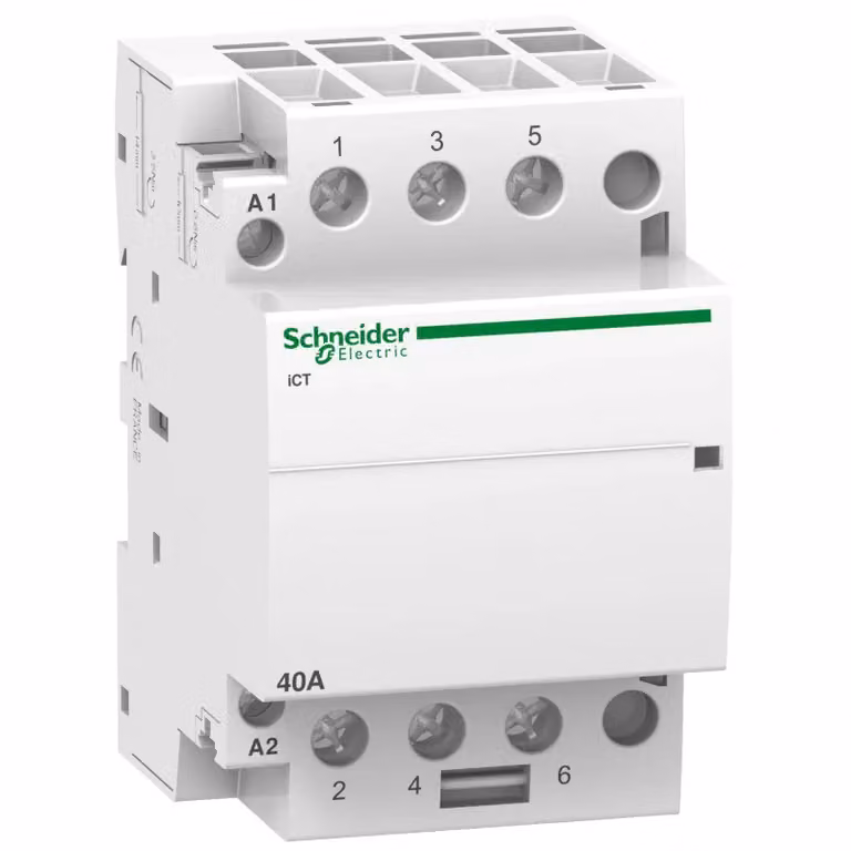 Contattore Schneider Electric iCT 40 A 3S 220/240 V 60 Hz A9C20643