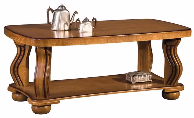 Handarbeit Echt Holz Couchtisch Sofa Beistell Tische Klassisch Wohnzimmer Tisch