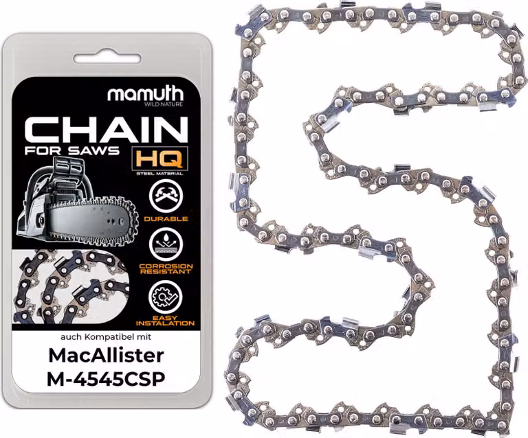 Catena per sega 45cm 1,3mm 3/8" 62TG per MacAllister M-4545CSP