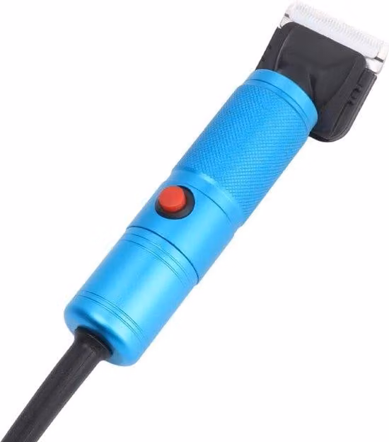 Tagliacapelli elettrico blu ricaricabile professionale