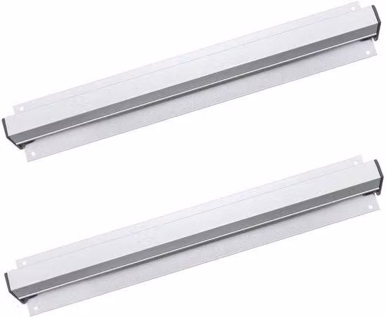 Porta biglietti in alluminio, set da 2, supporti da parete con struttura in alluminio resistente
