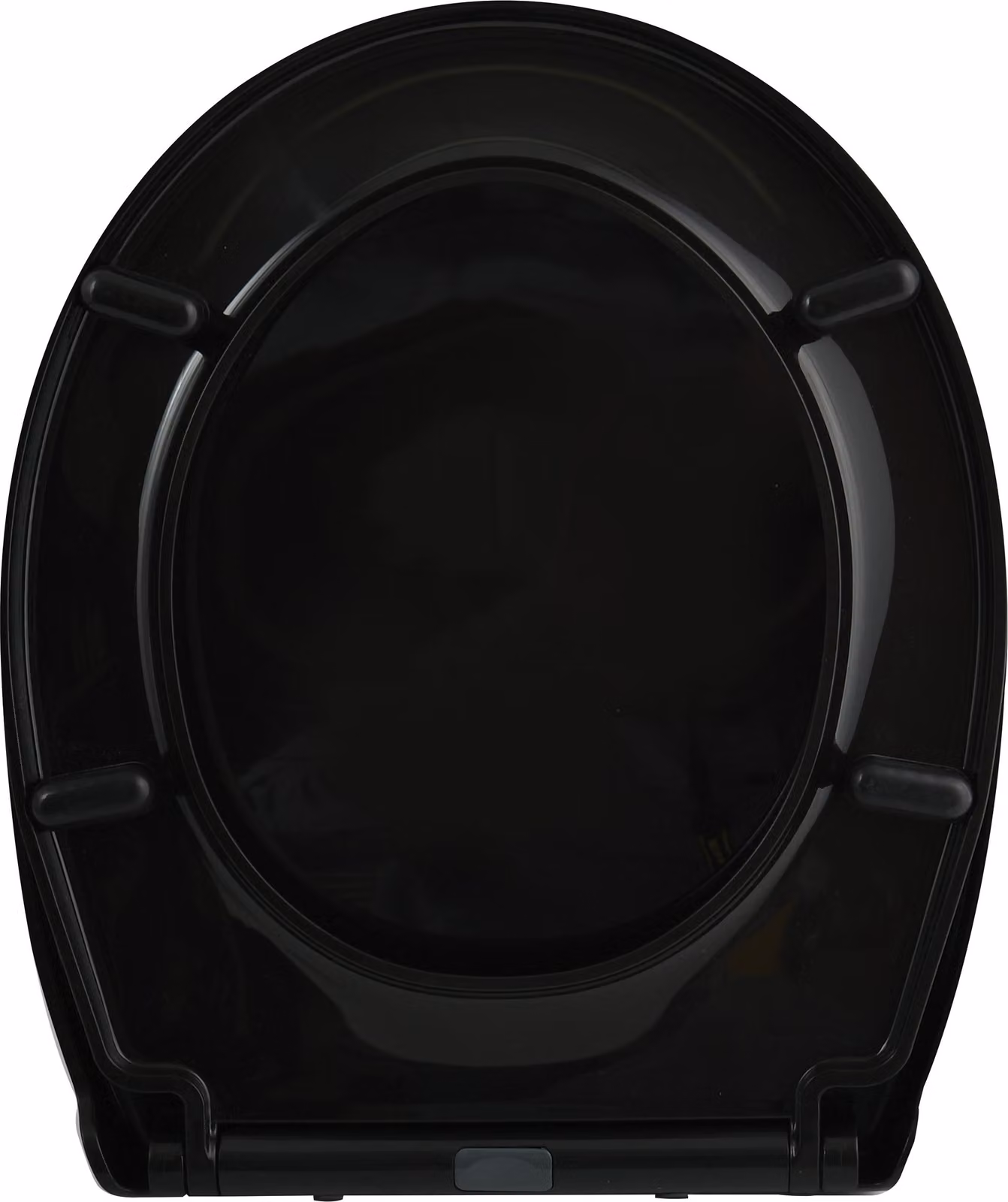 Spirella - Sedile per WC, copriwater Harry, colore nero - Sistema di fissaggio Easy Fix