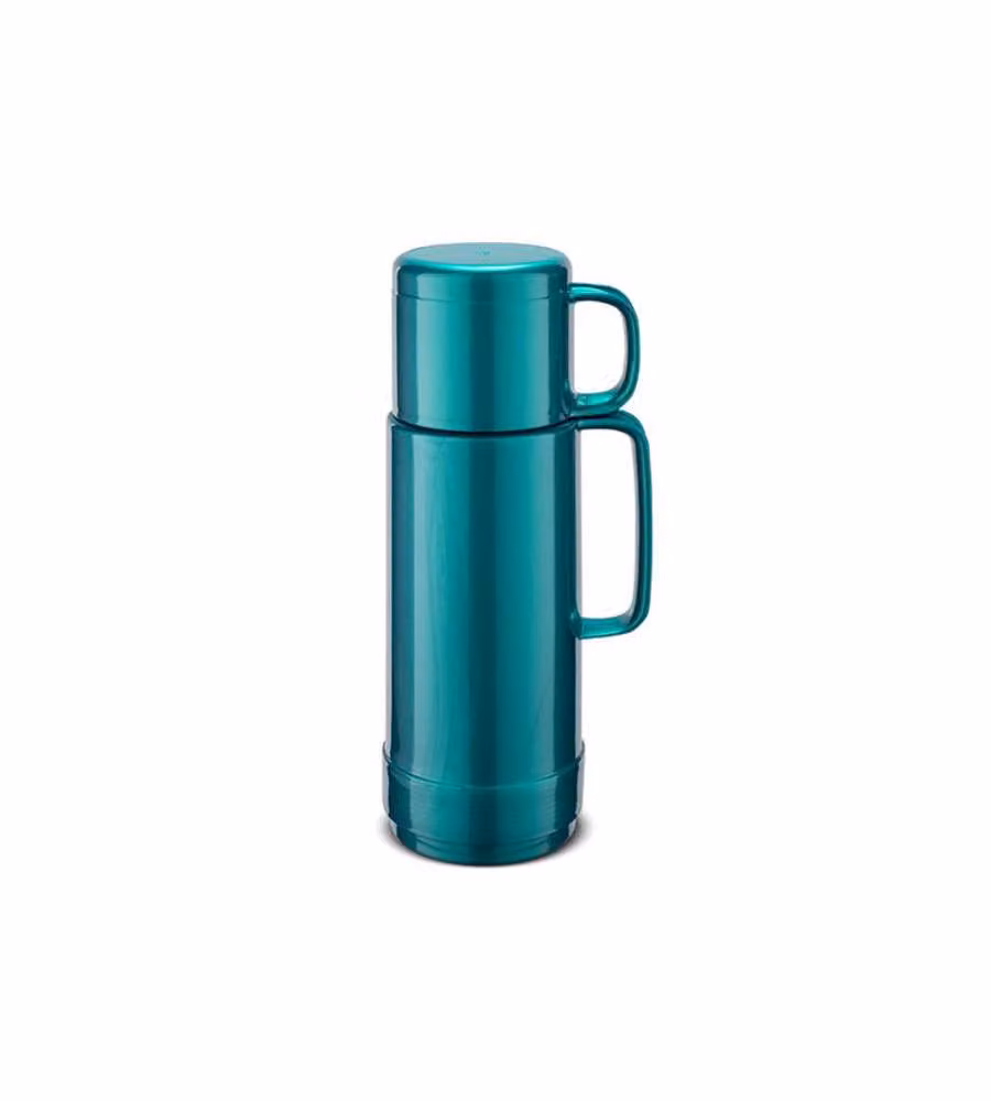 Thermos in plastica Rotpunkt Shiny Hummingbird colore turquoise, 250 ml – 2