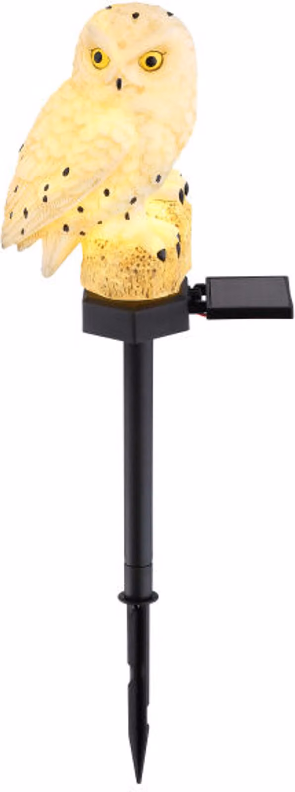 Luce solare da giardino gufo lampada solare da esterno luce solare da terra picco 33874