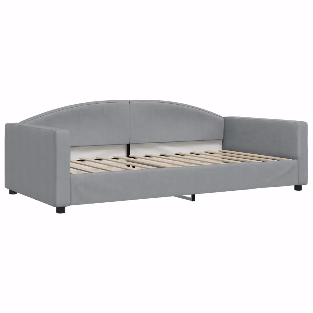 Letto da giorno moderno vidaXL in tessuto grigio L: 110 cm, P: 110 cm, H: 75 cm – 2