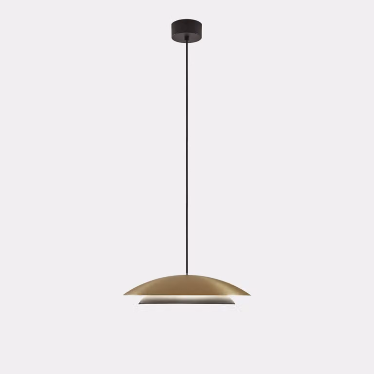 Lampada a sospensione LEDS C4 Noway - 18,5 W, bianco caldo, 618 lm, oro