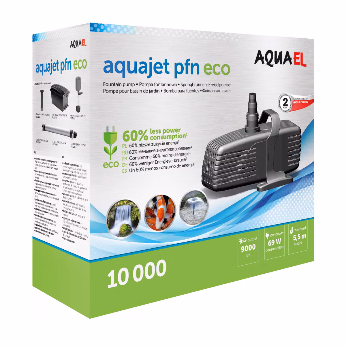 Teichpumpe AQUAJET PFN ECO 10000