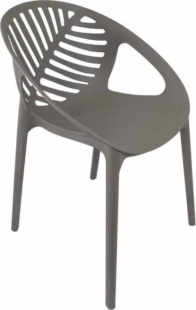 Marvin Sedia In Polipropilene Sierra Poltrona Da Interno Esterno Giardino Impilabile Design Moderno Natura Taupe/4 Sedie
