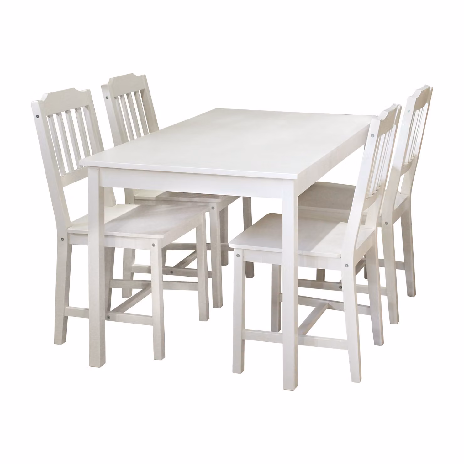 Tavolo + 4 sedie 8849 laccato bianco