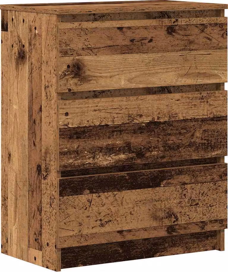 Credenza Legno Antico 60x35x76 cm in Legno Multistrato
