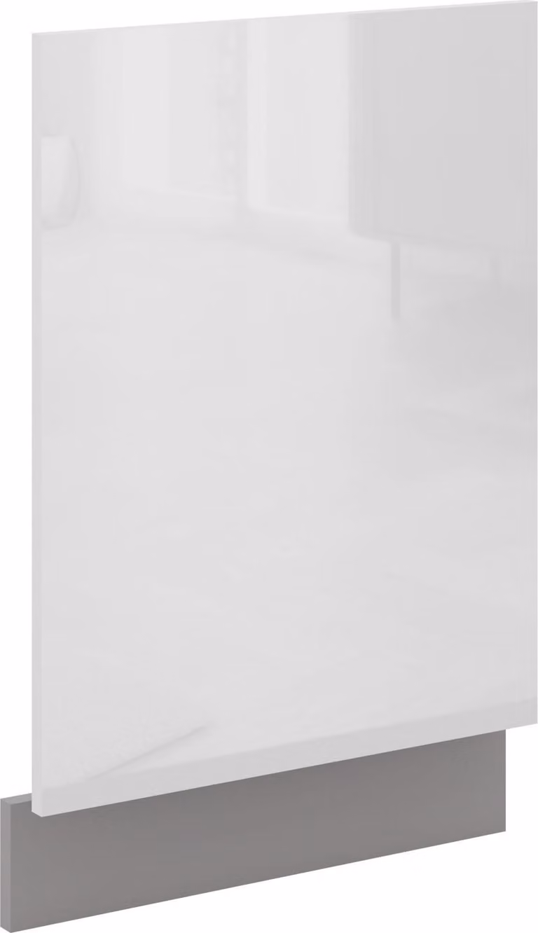 Frontale lavastoviglie integrata 45 cm Cucina bianca lucida Bianca Grey