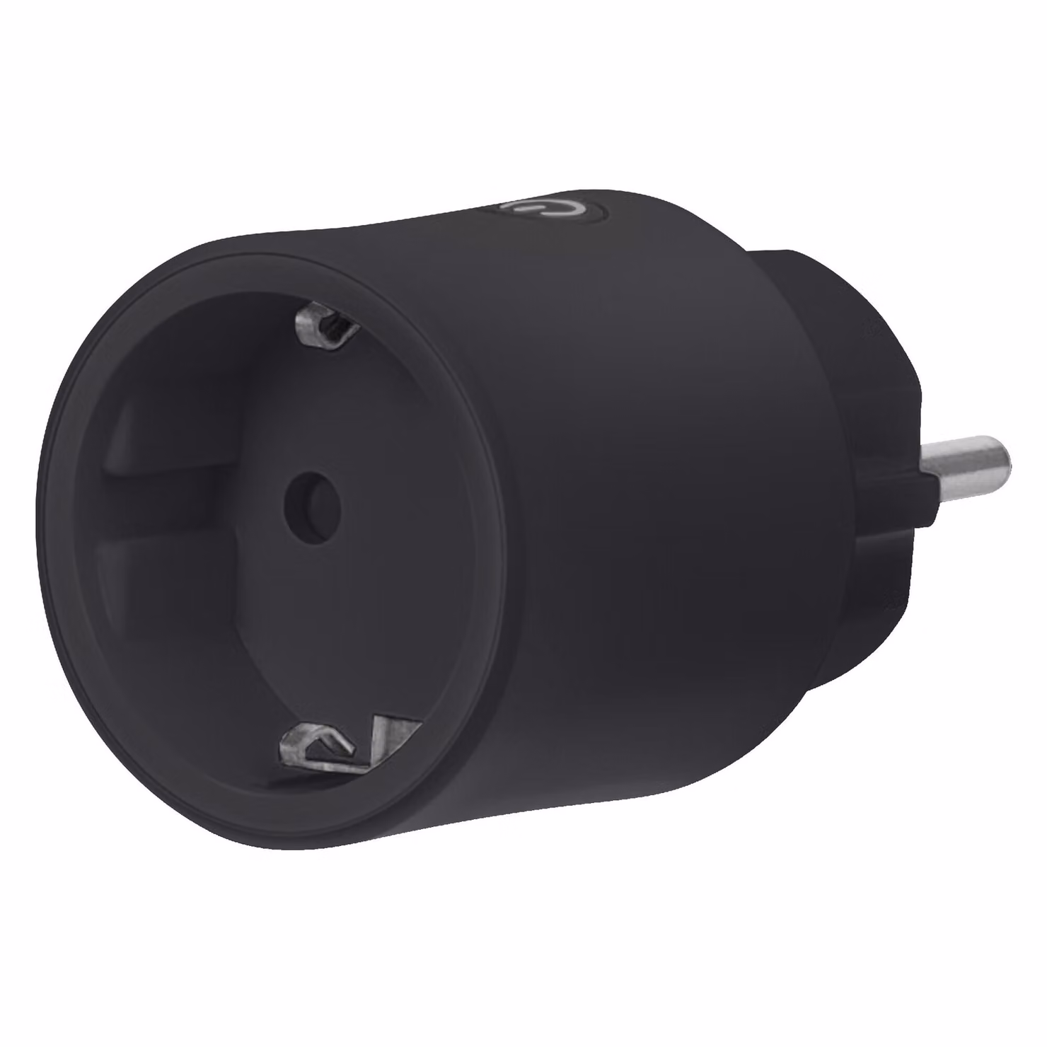 LEDVANCE SMART+ Indoor Plug, presa intelligente con Matter over WiFi, per l'integrazione di dispositivi convenzionali nella casa intelligente, compatibile con Alexa, Google e Apple, misura e risparmia il consumo di energia, nero, confezione da 1 pz