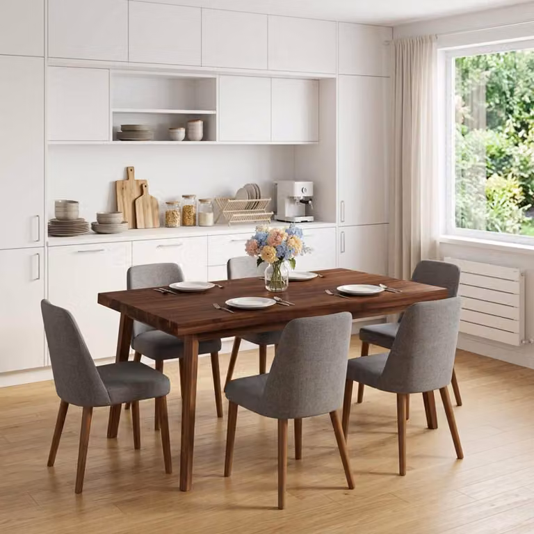 Piano del tavolo rettangolare in legno di acacia vidaXL, marrone, L 90 cm x P 60 cm x H 3 cm