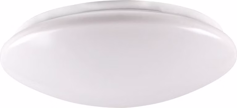 Lampada da soffitto rotonda Bonifacy bianca 2xE27x40W in plastica, dimensioni: 9x33x33 cm, IP20, Polux