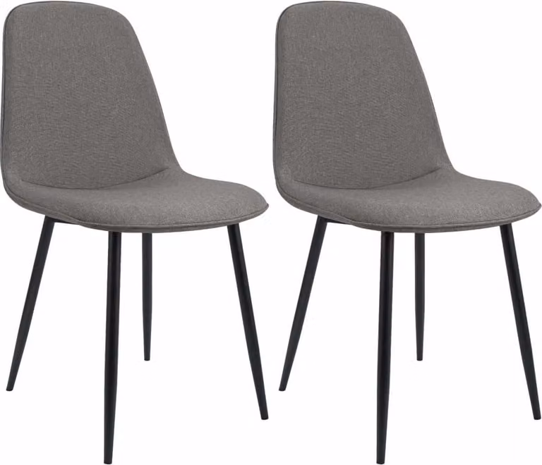 set di 2 sedie per sala da pranzo - Sedie da cucina - Elevato comfort di seduta e robusta struttura in metallo