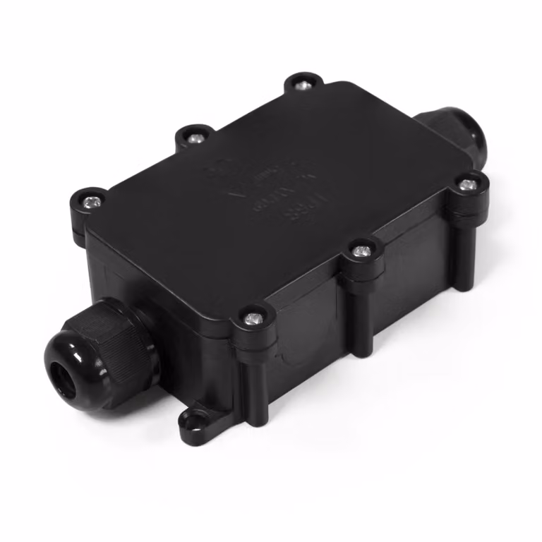 Scatola di giunzione McPower, IP68 - per esterno, 1 ingresso e 1 uscita, 124x45x32mm
