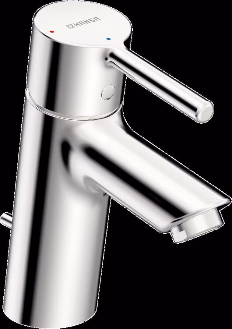 HANSA HANSAVANTIS Mitigeur de lavabo, démarrage à froid, avec vidage, levier à goupille, saillie 109mm, chromé, 5240226700006, 5240226700006