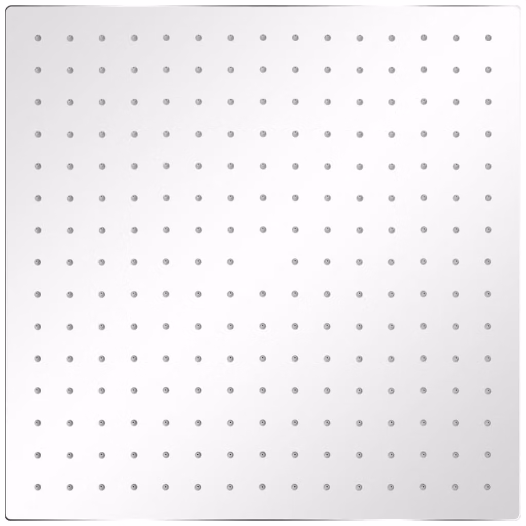 Soffione per Doccia a Pioggia 2pz Acciaio Inossidabile 40x40cm