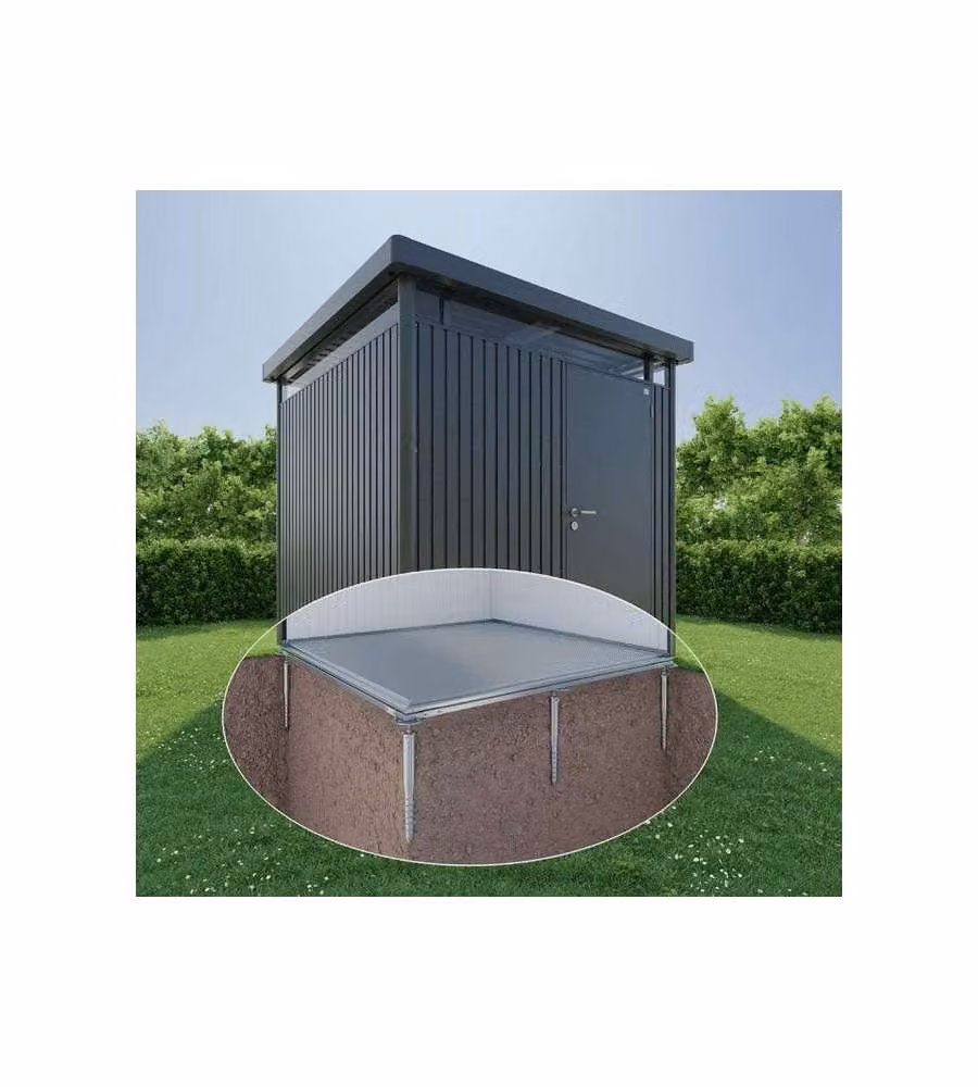 Biohort Kit di Ancoraggio SmartBase Plus - Stabilità per Casette Giardino