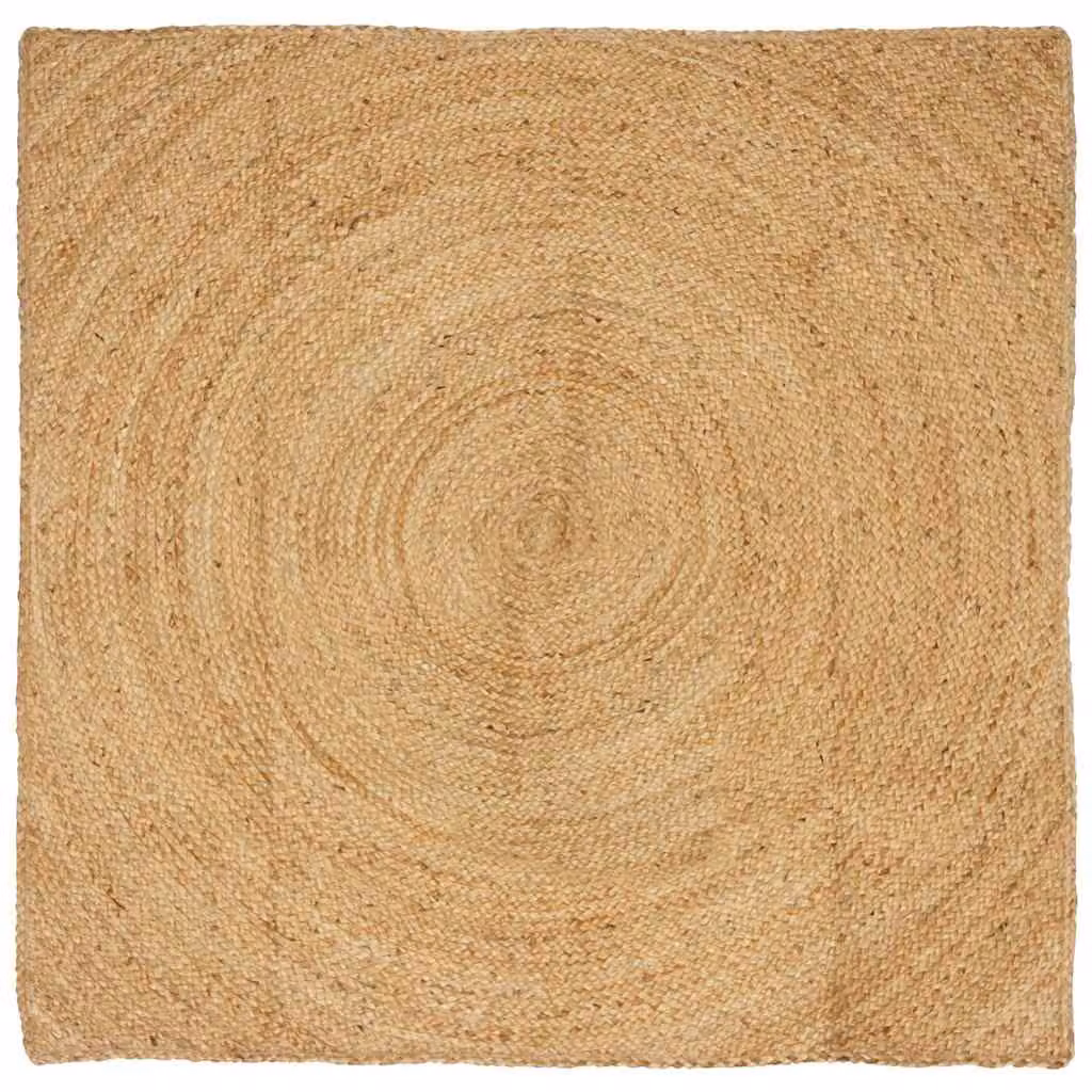 vidaXL Tappeti per area Naturale 120 x 120 cm Juta