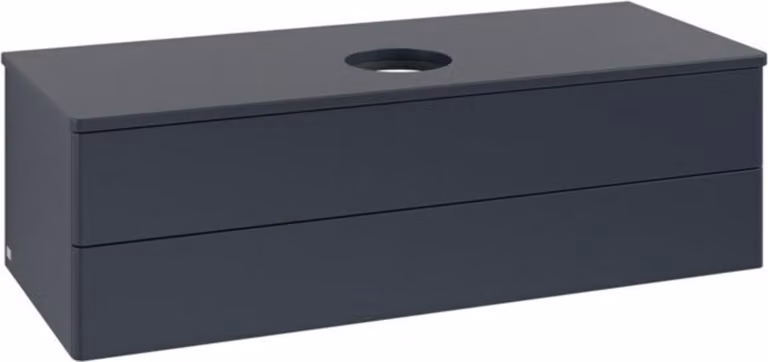 V&B Mobiletto senza struttura frontale, con illuminazione Antao 120x36x50cm, WBP colore Lac, md bl. m Lac